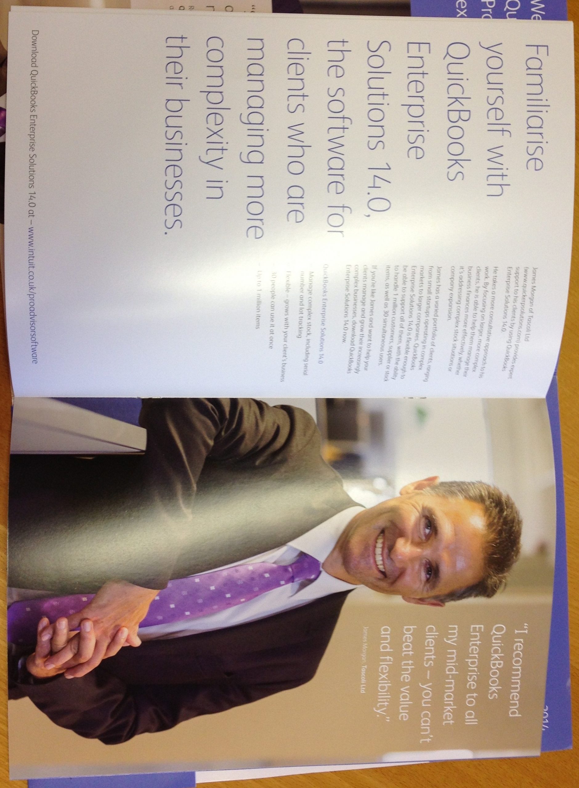 James Morgan, QuickBooks Enterprise Brochure