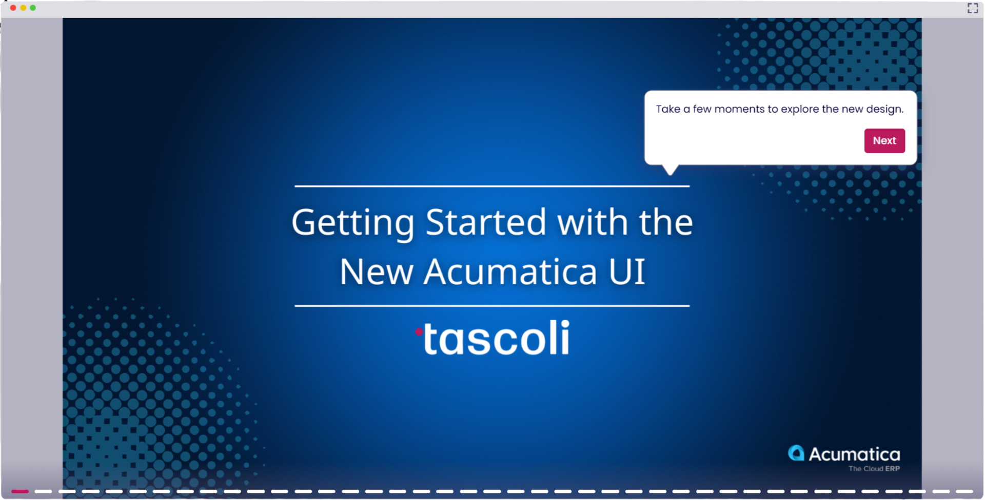New Acumatica UI Demo